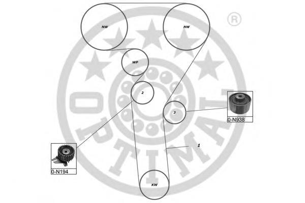 Compre CT877K2 Continental/Siemens Correia do mecanismo de distribuição de gás, kit