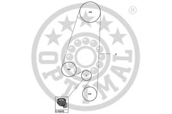 Correia do mecanismo de distribuição de gás, kit Opel 1606369 preço, a partir de 97,27 USD