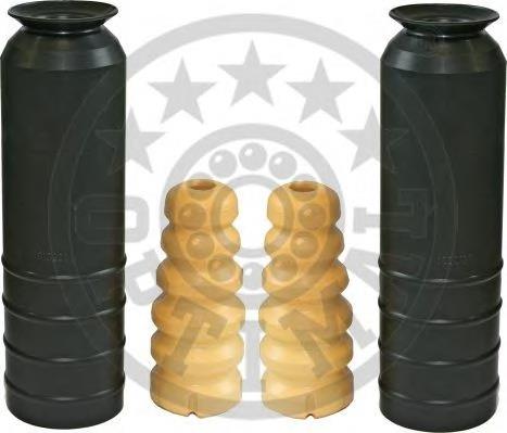 07879 Metalcaucho Pára-choque (grade de proteção) de amortecedor traseiro + bota de proteção