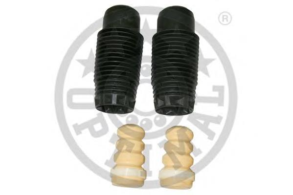 Pára-choque (grade de proteção) de amortecedor dianteiro + bota de proteção 06294 Metalcaucho