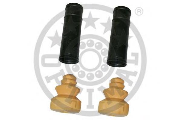 Pára-choque (grade de proteção) de amortecedor traseiro + bota de proteção Japan Parts KTP0900