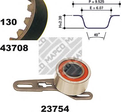 Compre 530013810 LUK Correia do mecanismo de distribuição de gás, kit