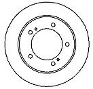 Disco do freio dianteiro Japan Parts DI807C preço, a partir de 34,24 USD