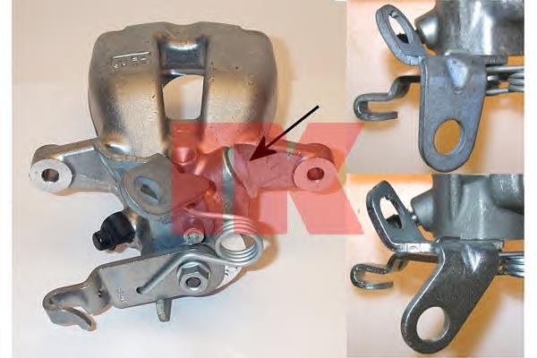 Suporte do freio traseiro esquerdo 1K0615423K VAG