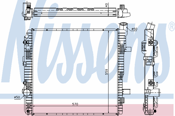 Radiador de esfriamento de motor Mercedes 6685000102 preço, a partir de 219,97 USD