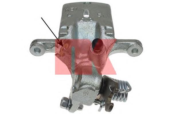 Suporte do freio traseiro esquerdo 4401131U13 Nissan/Infiniti