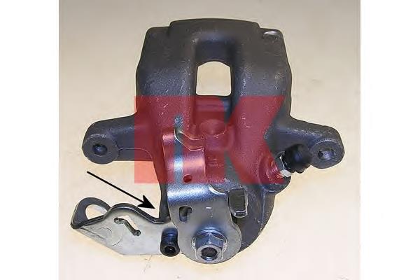 Suporte do freio traseiro esquerdo 4400P4 Peugeot/Citroen