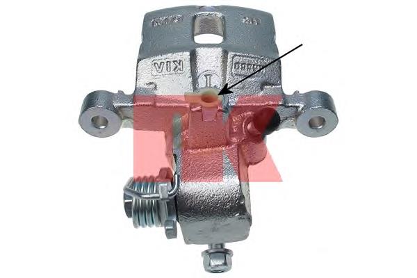 5831007320 Hyundai/Kia Suporte do freio traseiro esquerdo