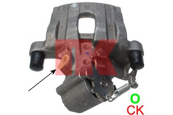 Compre YUE000140 Land Rover Suporte do freio traseiro esquerdo