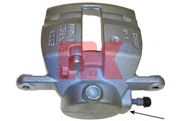 Suporte do freio dianteiro esquerdo A169420098380 Mercedes