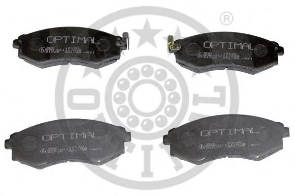 Compre D106M6J091 Nissan/Infiniti Sapatas do freio dianteiras de disco