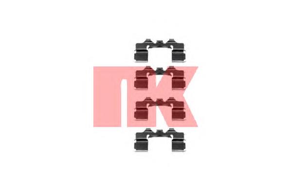 Compre 4108009G28 Nissan/Infiniti Kit de molas de fixação de sapatas de disco dianteiras