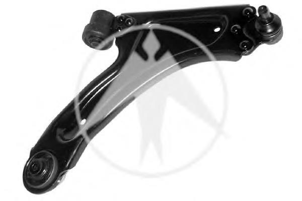 Braço oscilante inferior direito de suspensão dianteira 93338569 Opel