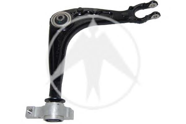 Braço oscilante inferior direito de suspensão dianteira 9650254880 Peugeot/Citroen