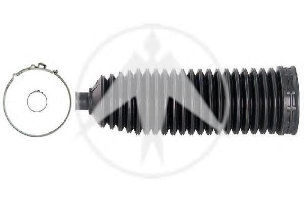 Bota de proteção do mecanismo de direção (de cremalheira) 01563 Metalcaucho