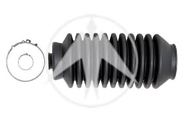 01813 Metalcaucho Bota de proteção do mecanismo de direção (de cremalheira)