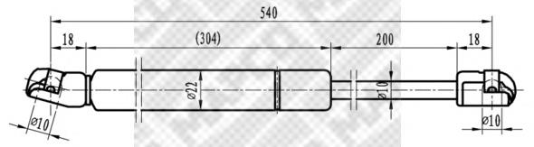 Compre 8178022200 Hyundai/Kia Amortecedor de tampa de porta-malas (de 3ª/5ª porta traseira)