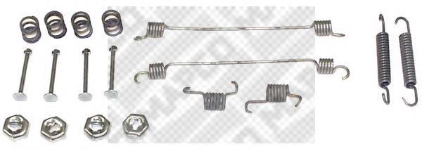 7701204840 Renault (RVI) Kit de montagem das sapatas traseiras de tambor