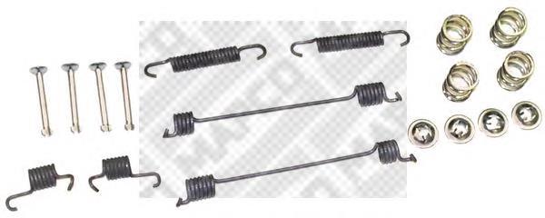 Kit de montagem das sapatas traseiras de tambor Renault (RVI) 440264369R