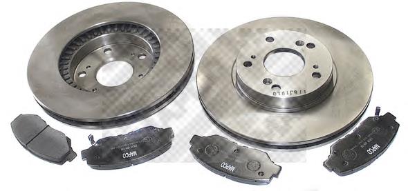 Compre 45022SR3N31 Honda Sapatas do freio dianteiras de disco