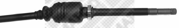 Semieixo (acionador) dianteiro direito 00003273CH Peugeot/Citroen