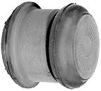 Bloco silencioso (coxim) de viga dianteira (de plataforma veicular) 57486 Metalcaucho