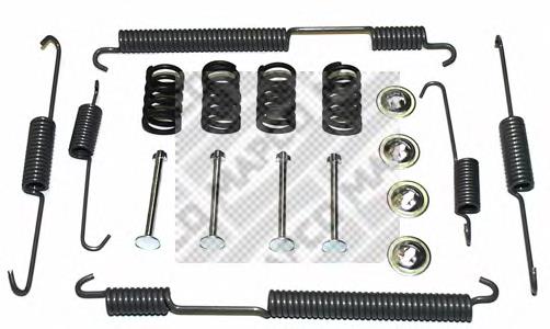 Compre 430854 Peugeot/Citroen Kit de montagem das sapatas traseiras de tambor