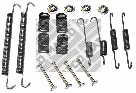 Kit de montagem das sapatas traseiras de tambor Peugeot/Citroen 0000430855