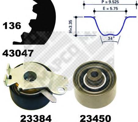Compre 530023610 LUK Correia do mecanismo de distribuição de gás, kit