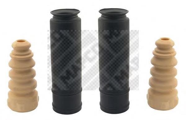 RK00147 Raiso Pára-choque (grade de proteção) de amortecedor traseiro + bota de proteção
