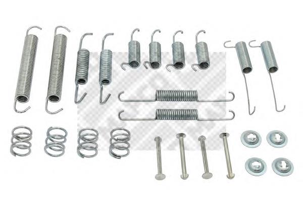 Compre 701698545 VAG Kit de montagem das sapatas traseiras de tambor
