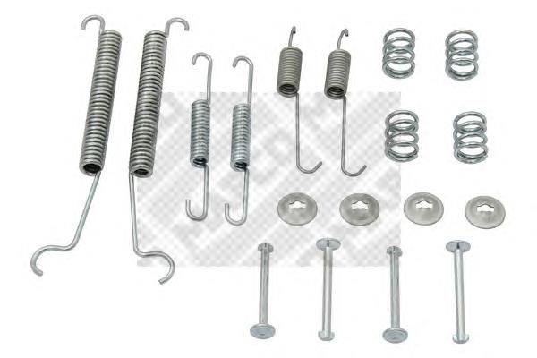 Kit de montagem das sapatas traseiras de tambor 440263346R Renault (RVI)