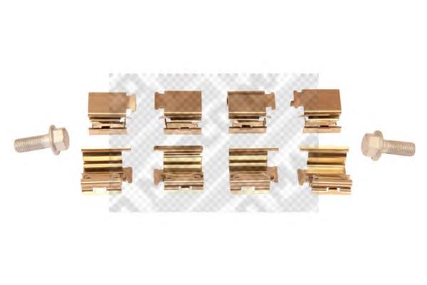 410606463R Renault (RVI) Kit de molas de fixação de sapatas de disco dianteiras