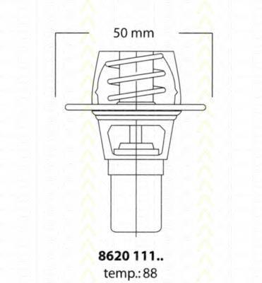 Termostato DTM85346 Denso