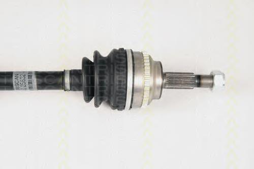 Semieixo (acionador) dianteiro esquerdo GKN-Spidan 24937