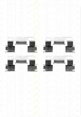 0494702050 Toyota Kit de molas de fixação de sapatas de disco dianteiras