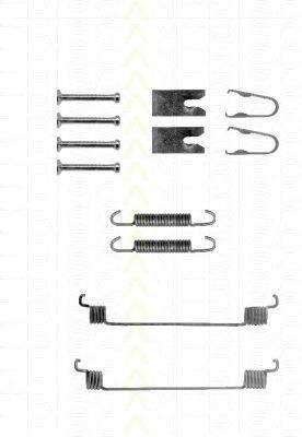 1522222 Ford Kit de montagem das sapatas traseiras de tambor