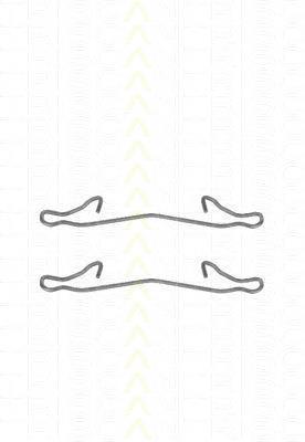 Kit de molas de fixação de sapatas de disco dianteiras Renault (RVI) 6001549808 preço, a partir de 5,67 USD