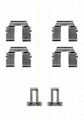 1J0615231 VAG Kit de molas de fixação de sapatas de disco traseiras