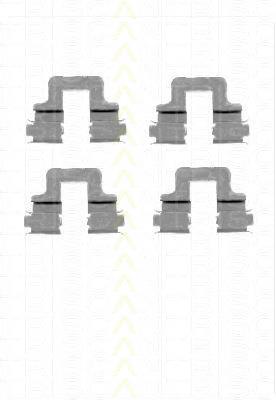 1K0615231 VAG Kit de molas de fixação de sapatas de disco traseiras