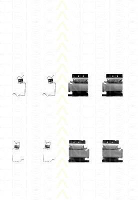 Compre 410606463R Renault (RVI) Kit de molas de fixação de sapatas de disco dianteiras