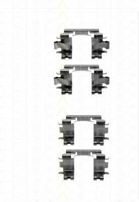 Kit de molas de fixação de sapatas de disco dianteiras 1987474318 Bosch