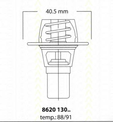 Termostato 7701348068 Renault (RVI)
