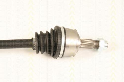 Semieixo (acionador) dianteiro esquerdo 24780 GKN-Spidan