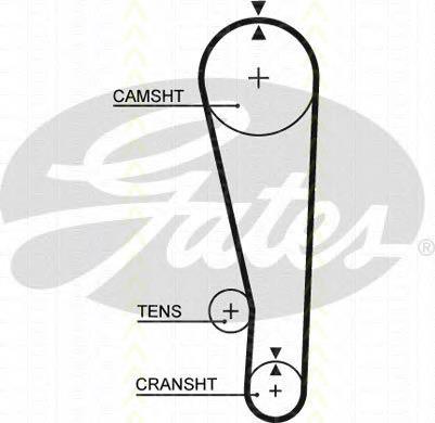 Correia do mecanismo de distribuição de gás, kit Japan Parts KDDS04