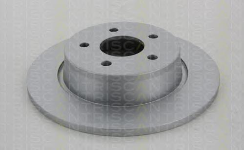 Disco do freio traseiro 08B60175 Brembo