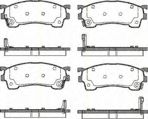 Compre GGYA3323ZC Mazda Sapatas do freio dianteiras de disco