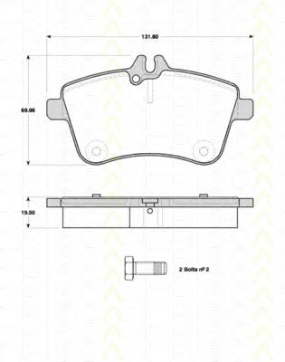 Sapatas do freio dianteiras de disco Mercedes A1694200220 preço, a partir de 18,23 USD