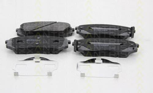 581012YA50 Hyundai/Kia Sapatas do freio dianteiras de disco