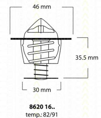 Compre 1338C8 Peugeot/Citroen Termostato